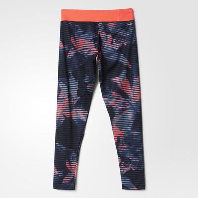 Adidas Womens Ultimate Fit Tights - Multicolour/Flash Red - main image