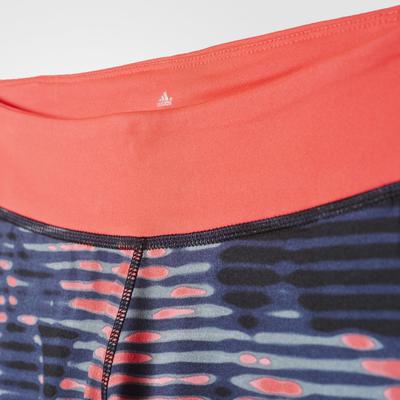 Adidas Womens Ultimate Fit Tights - Multicolour/Flash Red - main image