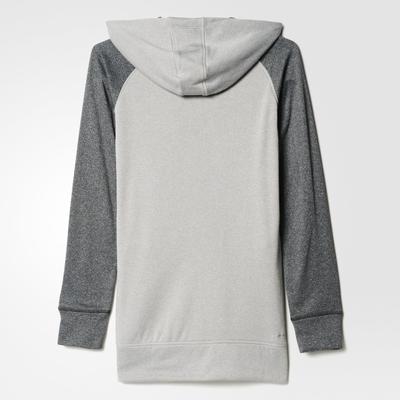 Adidas Womens Ultimate Fleece Hoodie - Grey - main image
