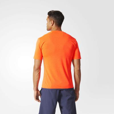 Adidas Mens Barricade Uncontrol ClimaChill Tee - Chill Solar Red Mel. - main image