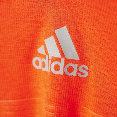 Adidas Mens Barricade Uncontrol ClimaChill Tee - Chill Solar Red Mel. - main image