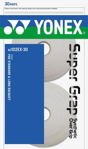 Yonex AC102EX Super Grap Overgrips - Pack Of 30 - Available In Black Or White