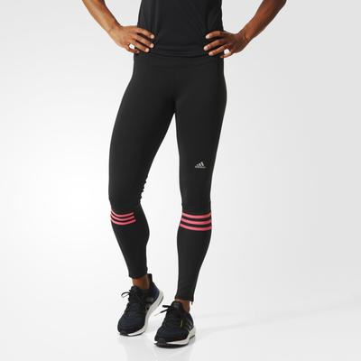 Adidas Womens Response Long Tights - Black/Pink - main image
