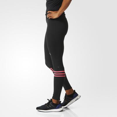 Adidas Womens Response Long Tights - Black/Pink - main image