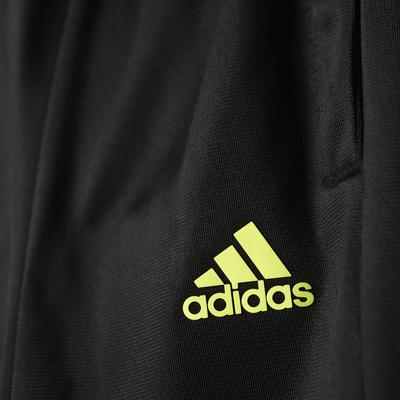 Adidas Kids Essential Mid 3-Stripes Pants - Black/Yellow - main image