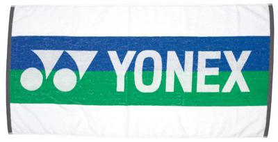 Yonex Shower Towel - White (60x120cm) (White/Blue/Green)