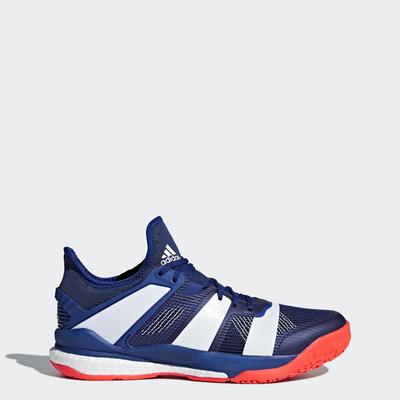 Adidas Mens Stabil X Boost Indoor Court Shoes - Legend Ink/White/Red