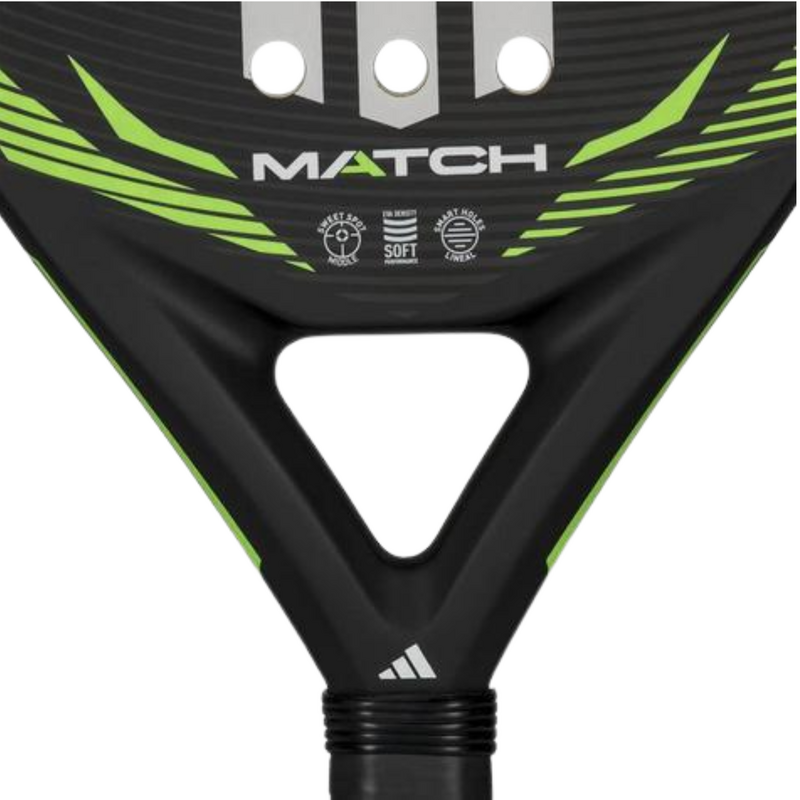 Adidas Match Padel Racket 2026 - Black/Green - main image