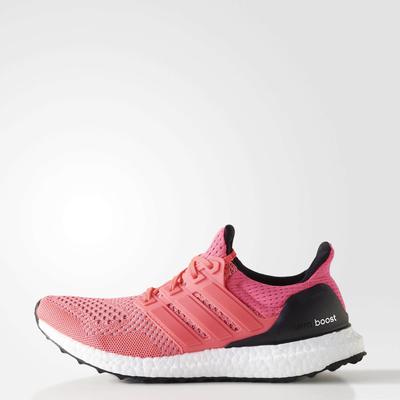 Adidas Womens Ultra Boost Running Shoes - Flash Red/Core Black - main image
