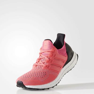 Adidas Womens Ultra Boost Running Shoes - Flash Red/Core Black - main image