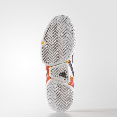 Adidas Mens Adizero Ubersonic Tennis Shoes - White/Orange - main image