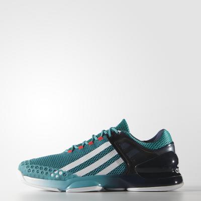 Adidas Mens Adizero Ubersonic Tennis Shoes - Blue/Black - main image
