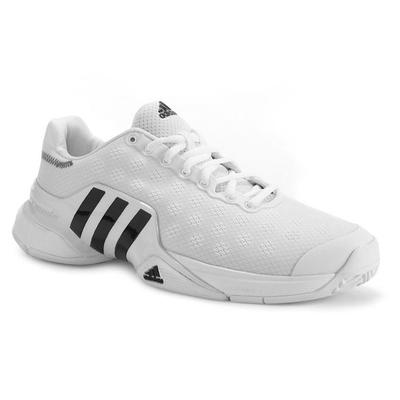 Adidas Mens Barricade 2015 SW19 Tennis Shoes - White/Black - main image