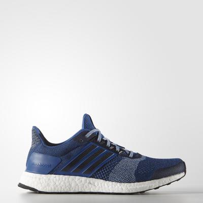 Adidas Mens Ultra Boost St Running Shoes - Blue - main image
