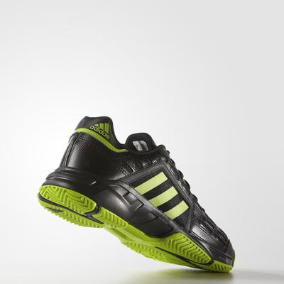 Adidas Mens Barricade Court 2.0 Tennis Shoes - Black/Green - main image