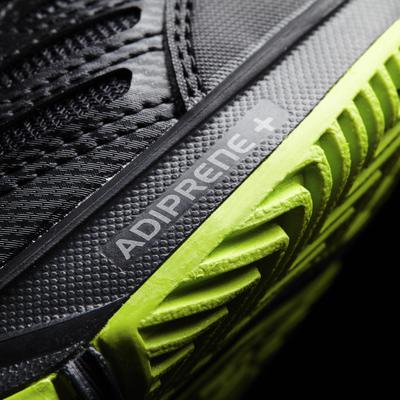 Adidas Mens Barricade Court 2.0 Tennis Shoes - Black/Green - main image