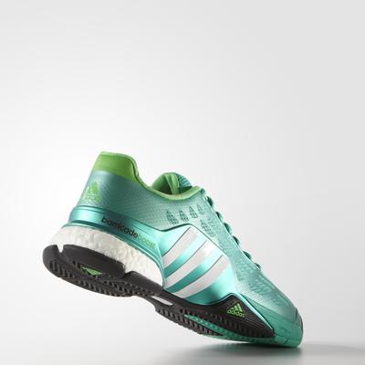 Adidas Mens Barricade Boost 2016 Tennis Shoes - Green