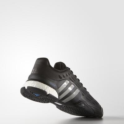 Adidas Mens Barricade Boost 2016 Tennis Shoes - Black - main image