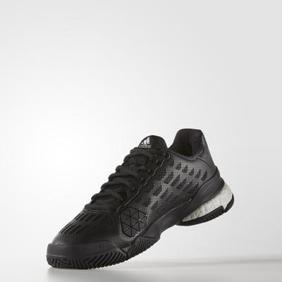 Adidas Mens Barricade Boost 2016 Tennis Shoes - Black - main image