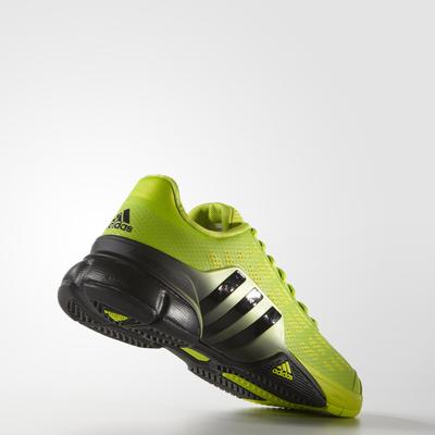 Adidas Mens Barricade 2016 Tennis Shoes - Green/Black - main image