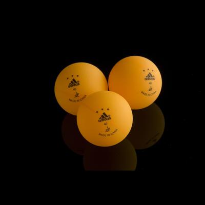 Adidas Competition Table Tennis Balls - White & Orange - main image