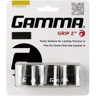 Gamma Grip 2 Overgrips (Pack of 3) - Black - main image