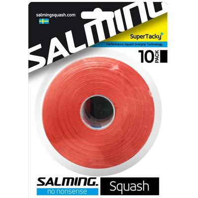 Salming Super Tacky+ Overgrips (10 pack) - Brick Red - main image