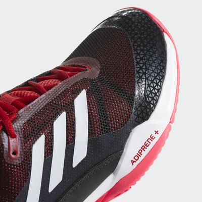 Adidas Mens Barricade Club Tennis Shoes - Red/White/Black - main image