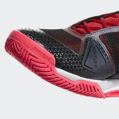Adidas Mens Barricade Club Tennis Shoes - Red/White/Black - main image