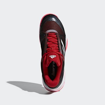 Adidas Mens Barricade Club Tennis Shoes - Red/White/Black - main image