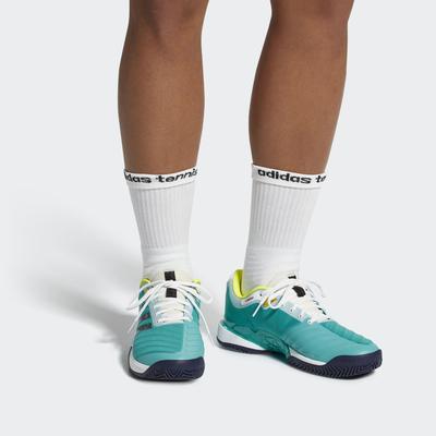 Adidas Mens Barricade 2018 Tennis Shoes - Hi-Res Aqua - main image