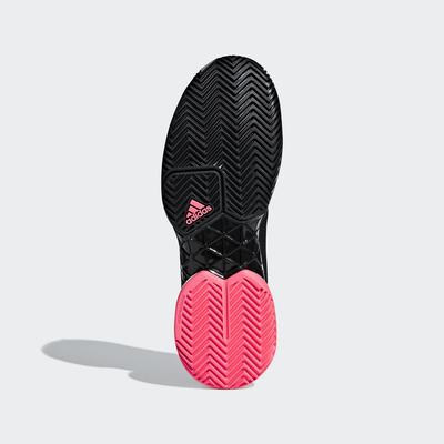 Adidas Mens Barricade 2018 Tennis Shoes - Black/Flash Red