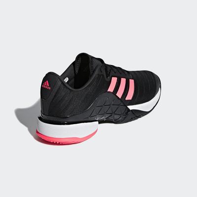 Adidas Mens Barricade 2018 Tennis Shoes - Black/Flash Red - main image