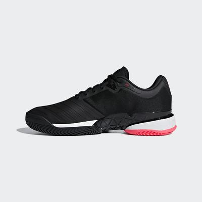 Adidas Mens Barricade 2018 Tennis Shoes - Black/Flash Red - main image