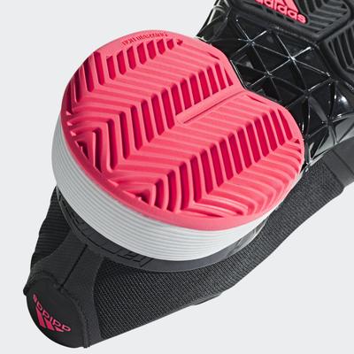 Adidas Mens Barricade 2018 Tennis Shoes - Black/Flash Red - main image