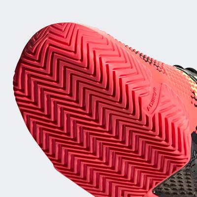 Adidas Mens SoleCourt Tennis Shoes - Black/Shock Red - main image