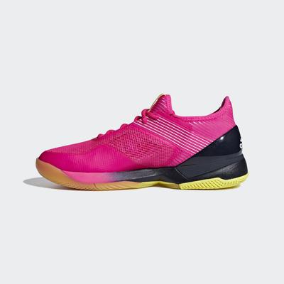 Adidas Womens Adizero Ubersonic 3.0 Tennis Shoes - Shock Pink/Legend Ink - main image
