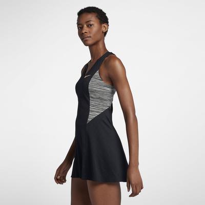 Nike Womens Dri-FIT Maria Tennis Dress - Black/Wolf Grey/Guava Ice
