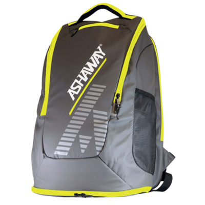 Ashaway AHS 10 Backpack - Grey/Yellow - main image