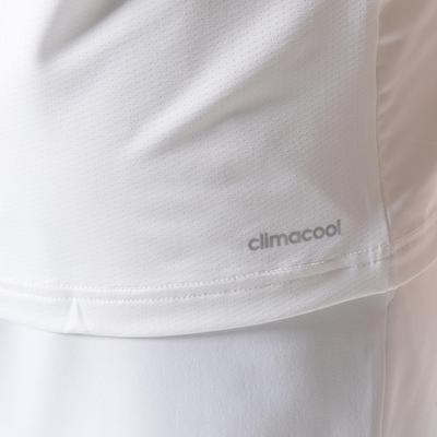 Adidas Mens Barricade Tee - White/Shock Mint - main image