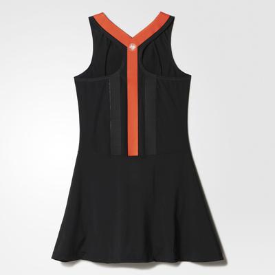 Adidas Womens Y-3 Roland Garros Dress - Black/Red - main image