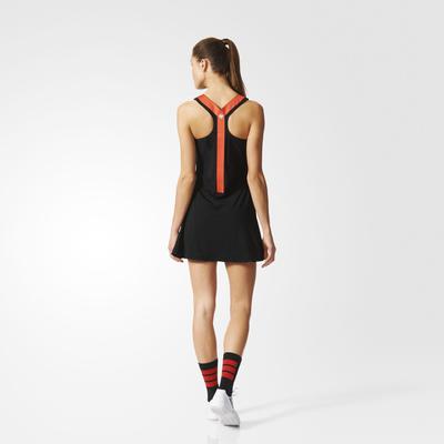 Adidas Womens Y-3 Roland Garros Dress - Black/Red