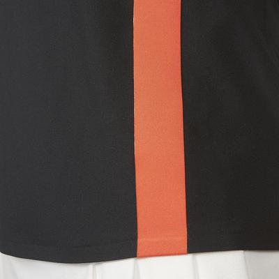 Adidas Womens Y-3 Roland Garros 3/4 Sleeve Tee - Black/Red