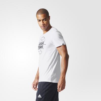 Adidas Mens Tennis Ball Tee - White - main image