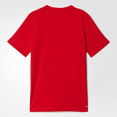 Adidas Boys Team GB Short Sleeve Tee - Red - main image