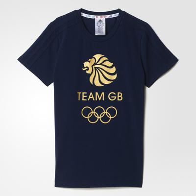 Adidas Girls Olympic Team GB Tee - Blue - main image