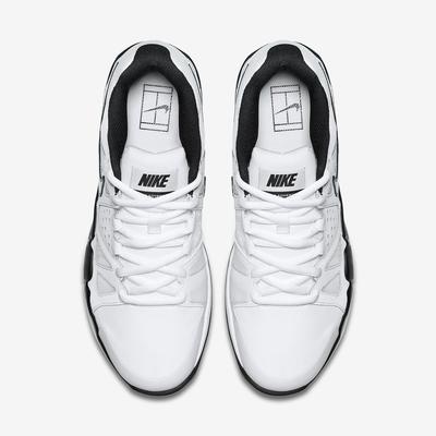 Nike Mens Air Vapor Advantage Leather Tennis Shoes White Black