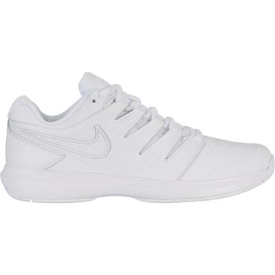 Nike Mens Air Zoom Prestige Leather Tennis Shoes - White/Black - main image