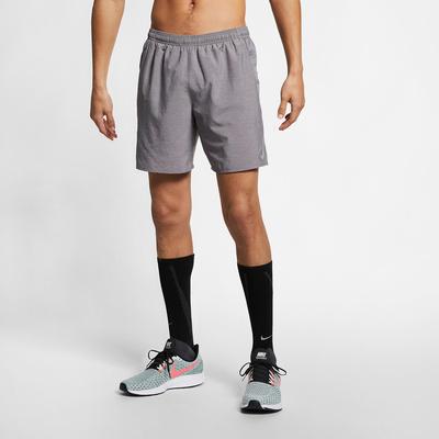 Nike Mens Challenger Brief Lined 7 Inch Shorts - Gunsmoke - main image