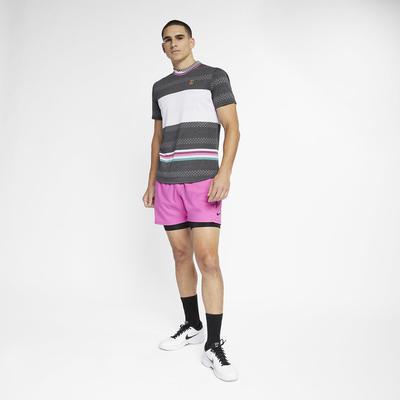 Nike Mens Challenger Tennis Top - Black - main image